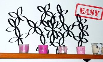 DIY ROOM DECOR ❤ A WALL ART with TOILET paper ROLLS!?!?