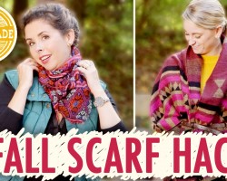2 Stylish Scarf Styles + DIY Scarf Organizer – HGTV Handmade