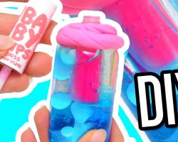 DIY Lava-Lamp style BABY LIPS lip gloss!!