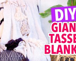 DIY Cozy Giant Tassel Blanket – HGTV Handmade