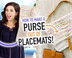 How to Make a Purse out of a Placemat! – HGTV Handmade