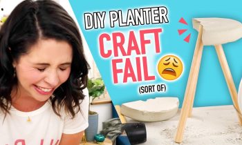 DIY Cement Planter CRAFT FAIL (sort of) – HGTV Handmade