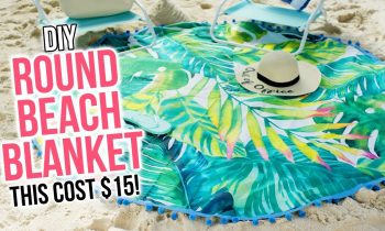 DIY Round Beach Blanket / No Sew Beach Towel (for cheap!) – HGTV Handmade