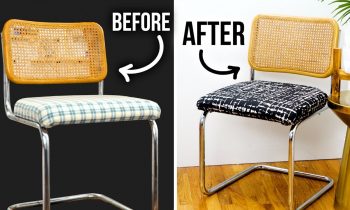 DIY Thrift Store Chair Makeover – How to Reupholster & Clean Rust – HGTV Handmade