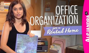 Home Office Organization Ideas (Rental Home)