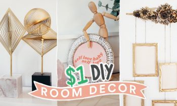 DIY DOLLAR STORE ROOM DECOR – $1 Aesthetic + Super Easy // Lone Fox